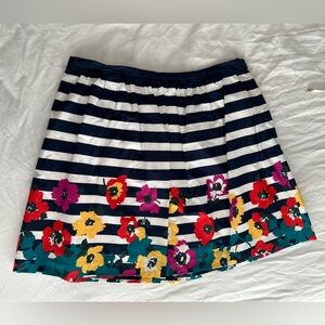Floral Striped Women's Skirt